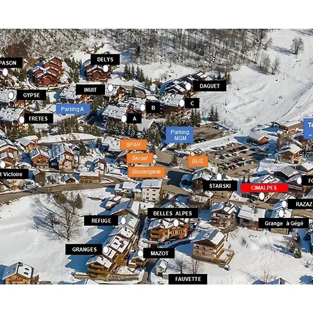 Apartment Duplex Lumineux A Meribel Avec Acces Piscine Et Spa, Proche Pistes Et Commerces - Fr-1-566-39